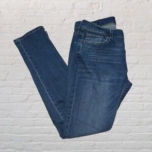 Hollister Dark Blue Skinny Epic Flex Denim Mid Rise Jeans in Men’s Size 33Wx34L